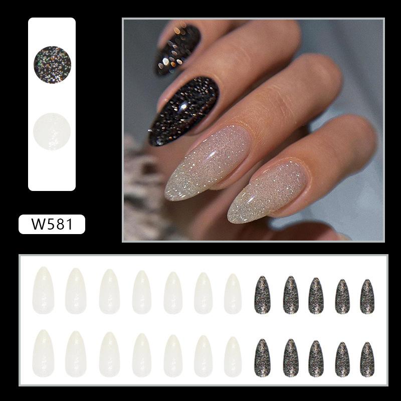 Summer Colorful Fresh And Cute Flowers European And American Fake Nails Solid Color Matte Nail Art Pieces Fashion Wear Nail