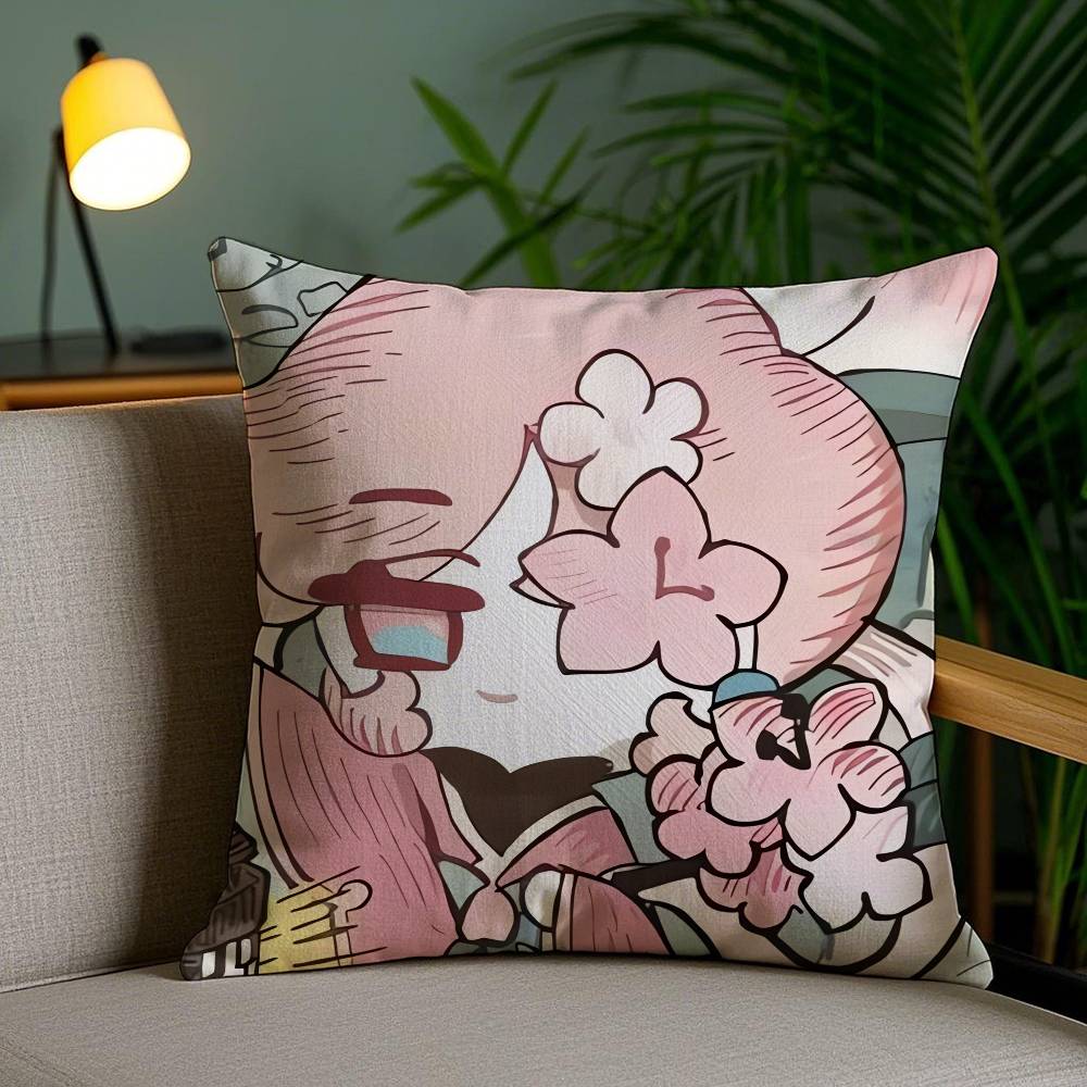 Pillow Case Game C-Cookie Run Kingdom Sofa Short Plush Double-sided HD Printing Room Home Office Gift Cushion Cover