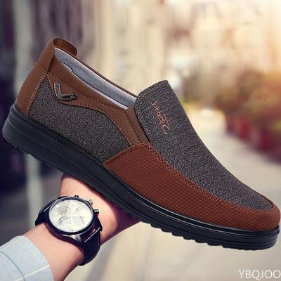 Canvas Schoenen Heren Zomer Klassieke Loafers Heren Casual Schoenen Ademend Wandelen Platte Herenschoenen Sneakers Plus Size
