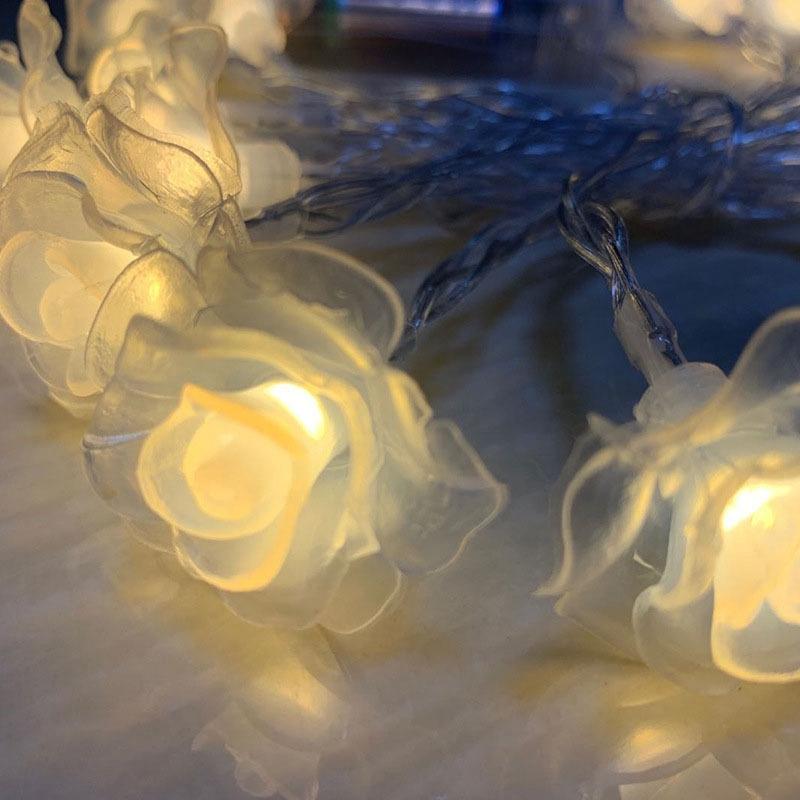 

1.5/3 м Гирлянда USB Роза Цветок Гирлянда Волшебные Огни Уличные Гирлянды Украшения Свадебная Вечеринка Сад Двор Декор 150cm 59.06in