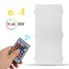 LED Colorful RGB Wall Lamp Aluminum Indoor Bedroom Waterproof Decorative Lamp(Rectangular 6W)