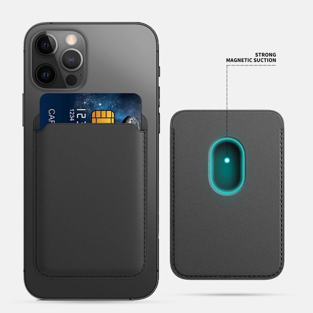 Leather Wallet Case For iPhone 17 16 15 Pro Max For Magsafe Magnetic Wallet For Samsung Galaxy S25 S24 Ultra Card Holder Magnet