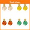 American Stylish European Metal Flower Earrings For Women Multiple Colors