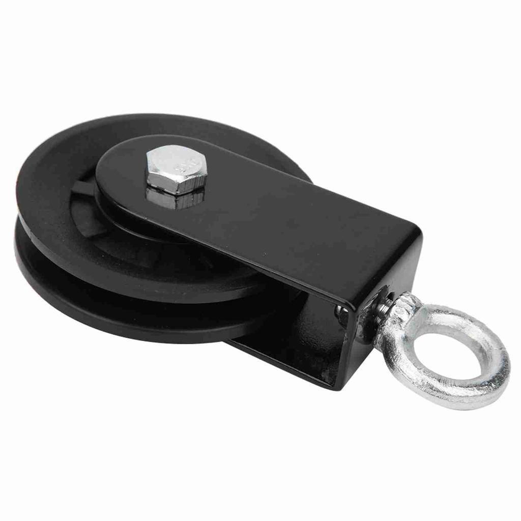 Supporto Puleggia Attrezzatura Fitness Ruota Appesa Silenziosa Supporto Fai da Te Set Ruote Piastra di Ferro PP
