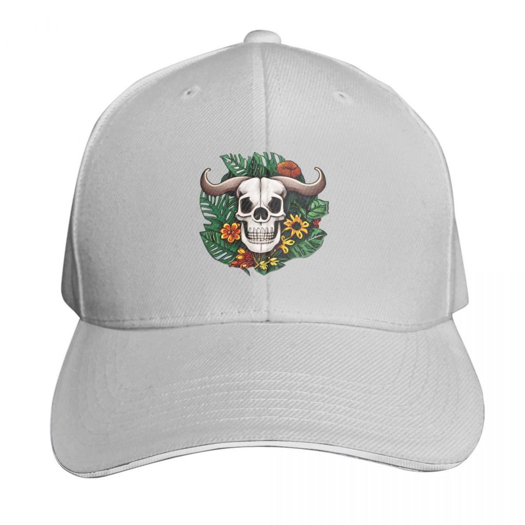 Heartbreak Skull Floral Sugar Skull Skull Head With Roses Baseball Cap Sun Hat For Children GentleUnisex Hat Designer Unisex Womens