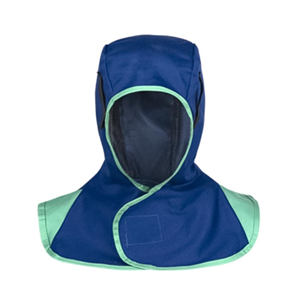 Fully Protective Welding Hood Washable, Breathable, Flame-Retardant Hooded Cap Splash-Proof and Dust-Proof Safety Helmet