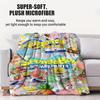 SpongeBob: Lively&Vibrant All-Character Group Portrait Print Blanket Soft Multifunctional Decortive Universal Throw Blanket Gift