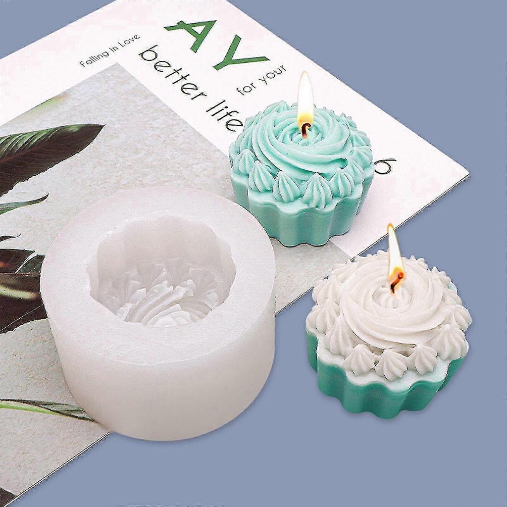 Silicone 3D Cake Mold for Cupcakes, Soaps, Candles, Chocolate Mousse, and DIY Crafts Baking Tool Handmade Mould