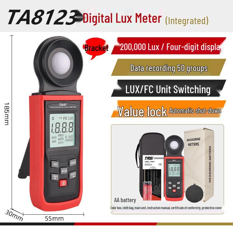 TEANNS TA630 High Precision Light Meter for Luminance and Illuminance Testing
