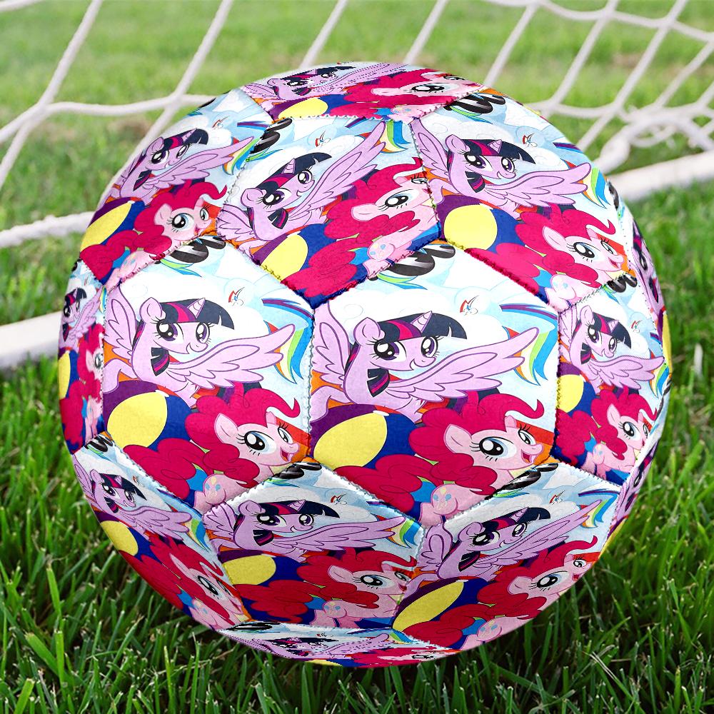 My Little Pony Theme Size 5 Soccer Ball, Suitable for Both Indoor and Outdoor Matches, a Gift Suitable for Everyone.