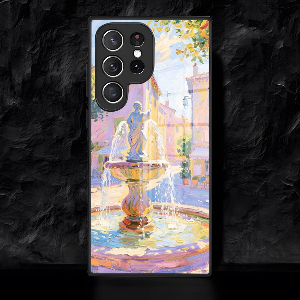 

Claude M-Monet Artwork Phone Case For Samsung S26 S25 Edge Ultra 24 23 22 21 Ultra Plus Fe A55 56 15 4G 5G Glass Cover Galaxy S26