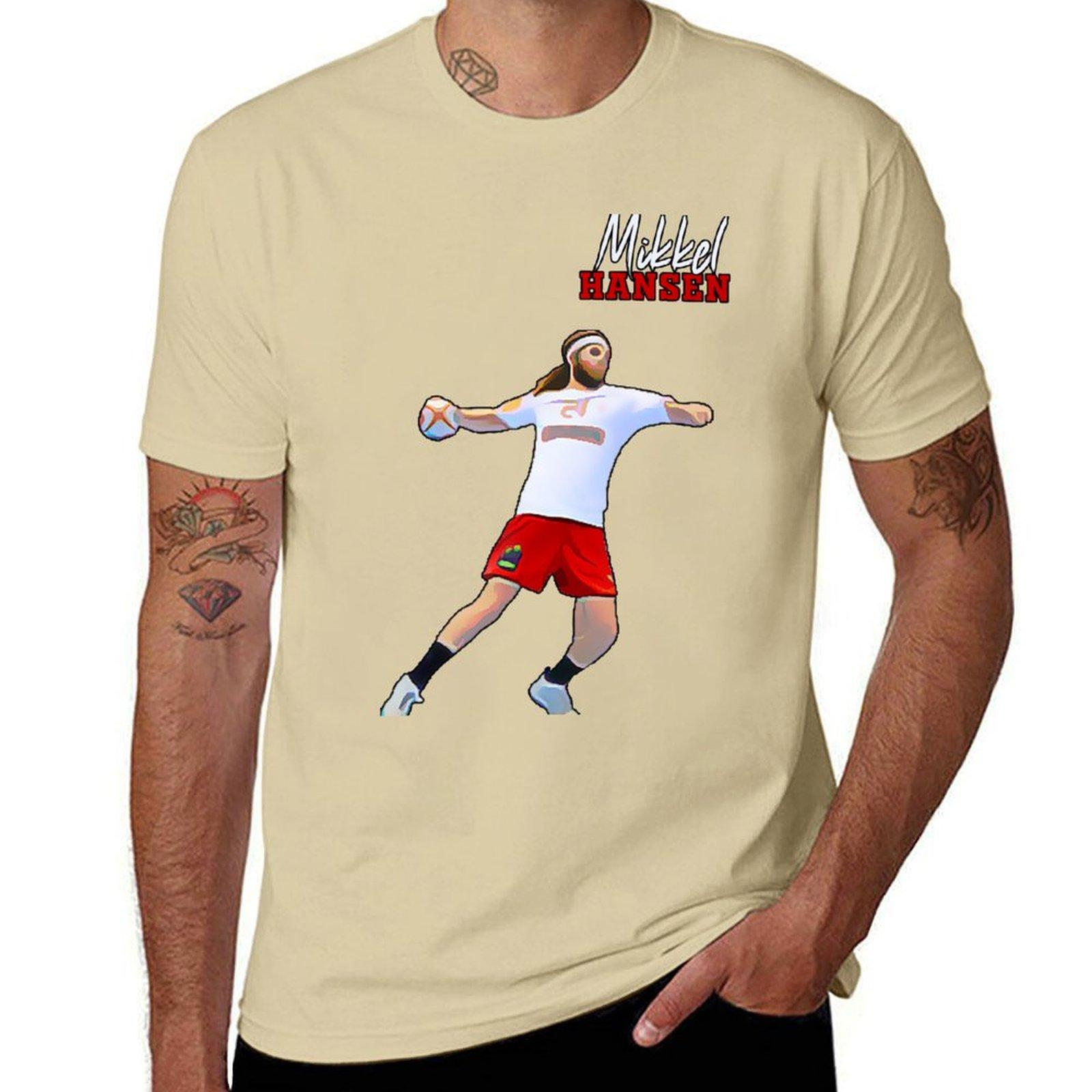 

Mikkel Hansen Danish handball player T-Shirt summer clothes tops hippie clothes designer t shirt men 4XL