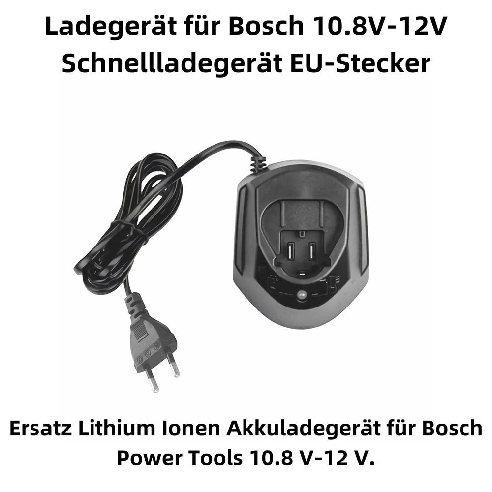 Li-ion Battery Charger with Indicator Light For Bosch 10.8V 12V Lithium-ion Battery Charger Support 110-240V For Power Tool Part