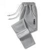 Fleece-Hose für Herren, Fleece-Jogginghose, Herren-Winter-Fleece-Jogginghose, elastische Taille, Kordelzug, verdicktes Fleece-Futter, Jogginghose