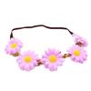 Unique Floral Wreath Daisy Hair Accessories Elastic Flower Headband Headwear For Festivals And Weddings Halloween Party
