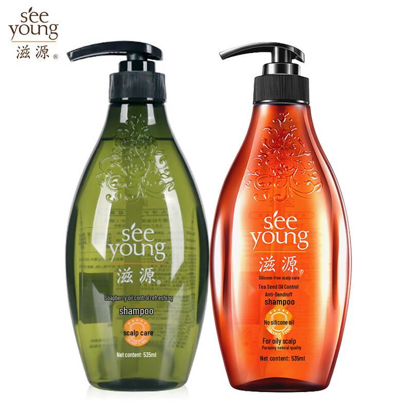 seeyoung Sapindus & Camellia Oil Control Anti-Dandruff Shampoo Set