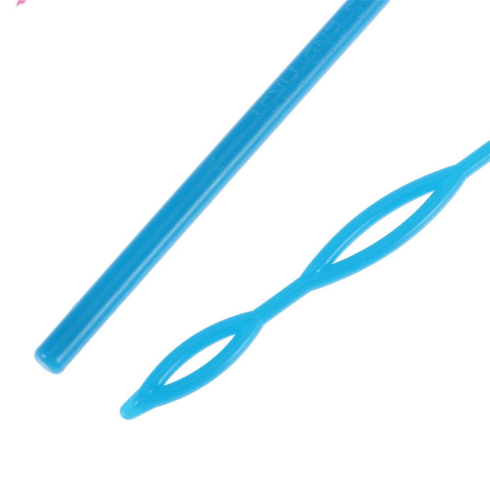 Metal Loop Turner Hook Blue Metal Tweezers Latch Sewing Loop Kit  Flexible Drawstring Threader