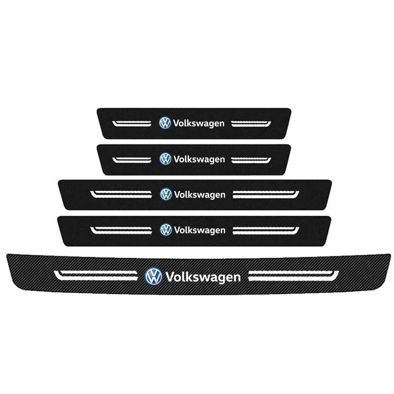 VW GTI GOLF 2026 Heiß für VW VOLKSWAGEN Auto Einstiegsleistenschutz Kofferraum Stoßstange Schwelle Aufkleber für Volkswagen Passat Tiguan Golf