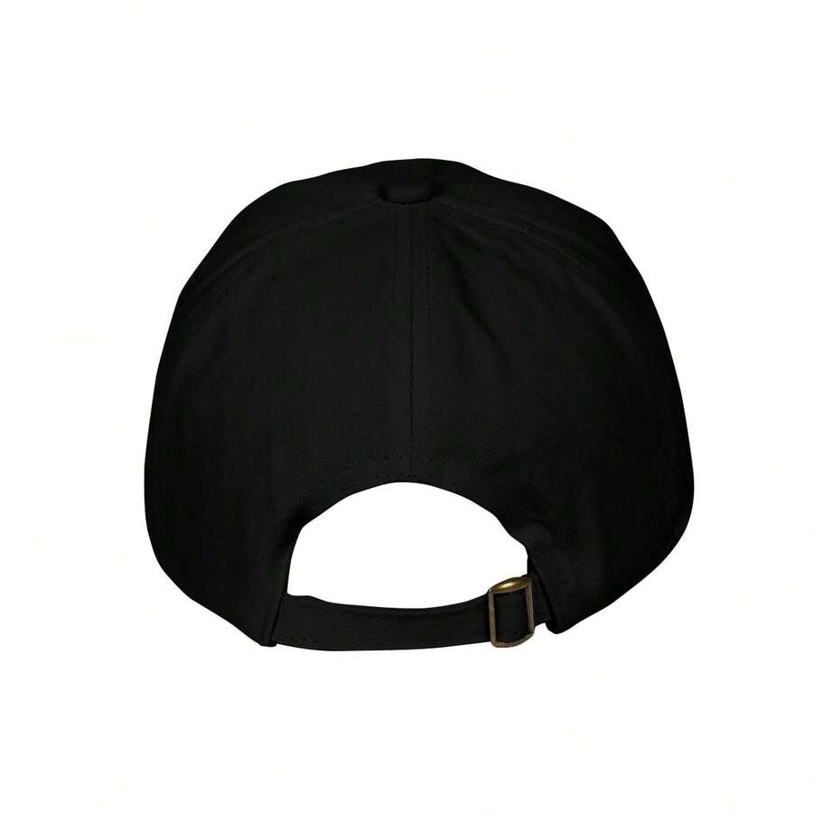Classic Black Baseball Cap For Men And Women Adjustable Fit Casual Outdoor Sports Hat
