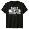 Made In Poland All Original Parts Unisex T-shirt Polish Pride Unisex T-shirt