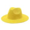 Unisex Summer Panama Sun Hat - Fashionable Straw Braid Fedora for Outdoor and Beach Wear.