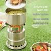 Portable Stainless Steel Campfire Tea Wood Stove
