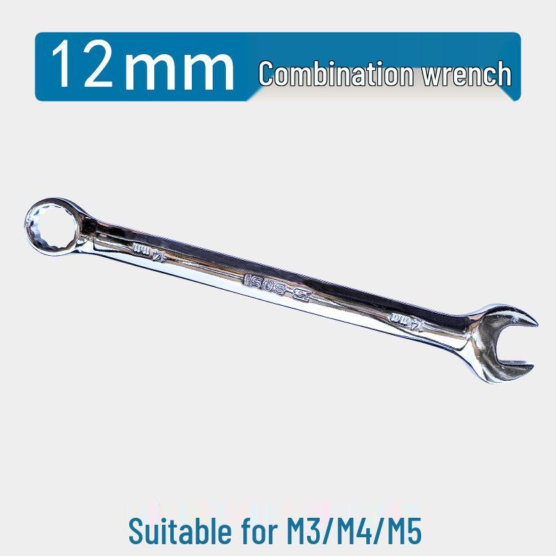 Multi-Purpose Electric Rivet Tool with Manual Wrench and Nut Head Attachment