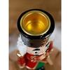 Nutcracker Candle Holder Adorable Figurine Tabletop Christmas Decor Festive Home Decoration Holiday Shelf Table Centerpiece