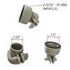 1.25" To 1.5" Type B Hose Adapter and 1.5” To 1.25” Hose Adapter Plunger Valve Connector for Intex Above Ground Pool(2 PCS)