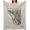 Steinway Piano Patent - Piano Player Art - Antique Throw Blanket Sofa Bed Extra Large Throw Kid'S for Sofa Blankets
