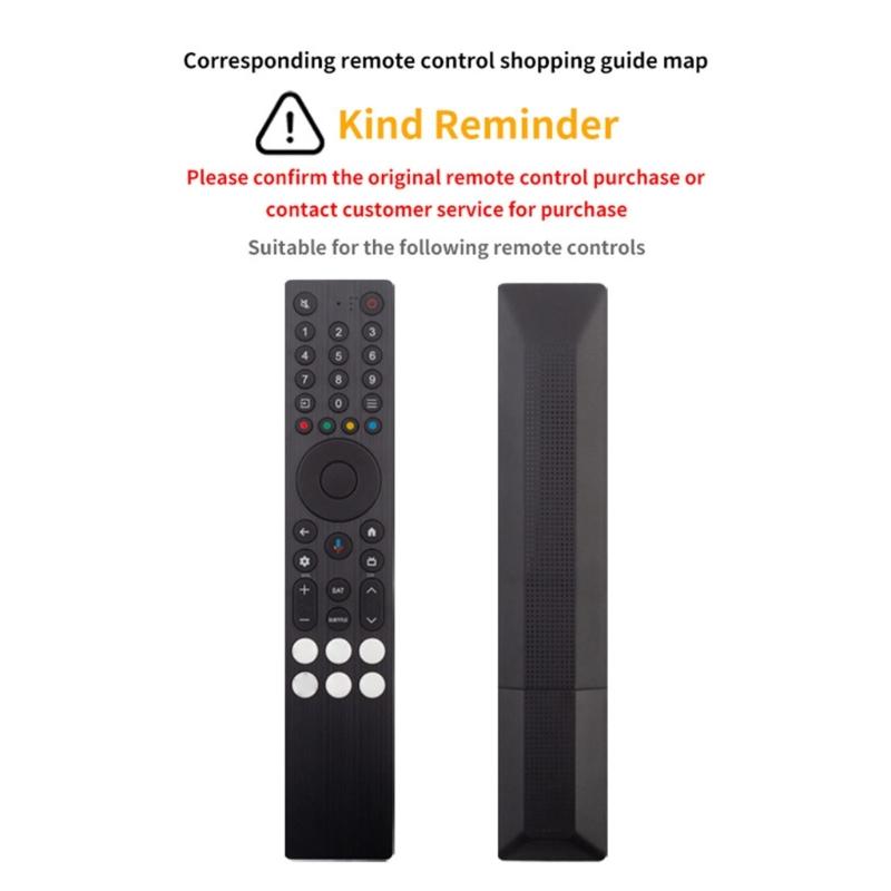 Silicone Protective Cover for RC833A RC923A Remote Controls Shockproof Shell Scratch Resistant Case Perfect Fit Design