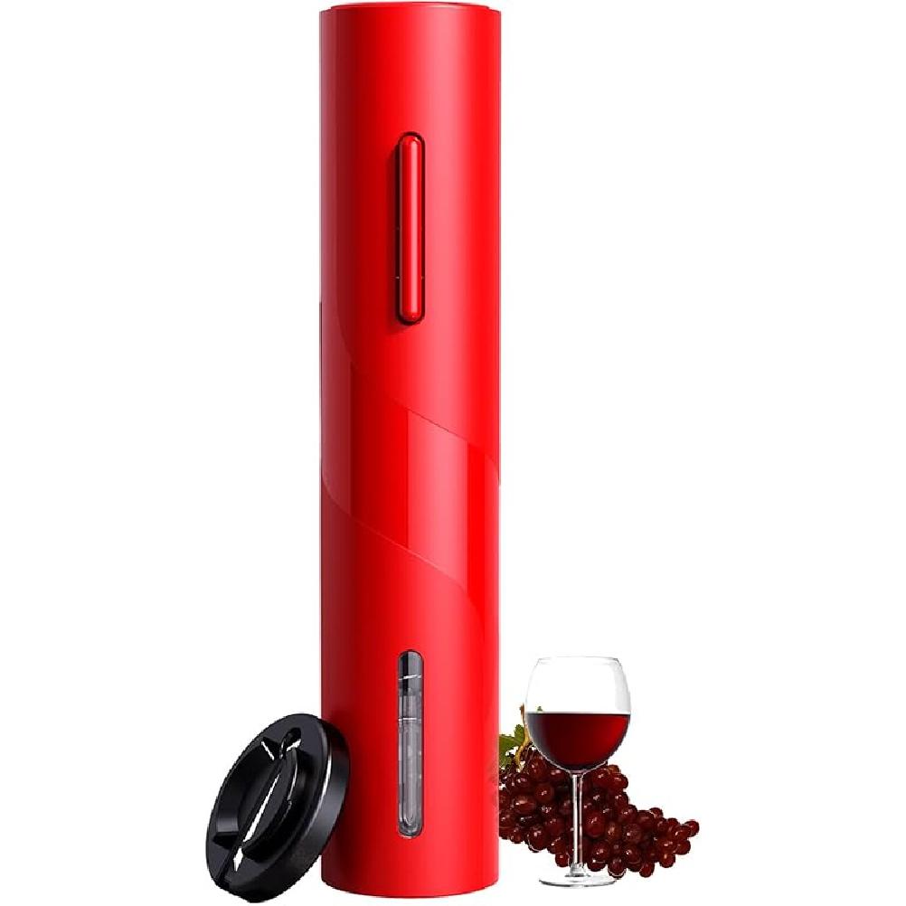 COKUNST Electric Wine Opener, Battery Operated Wine Bottle Openers with Foil Cutter, One-click Button Corkscrew Remover for Home Kitchen Party