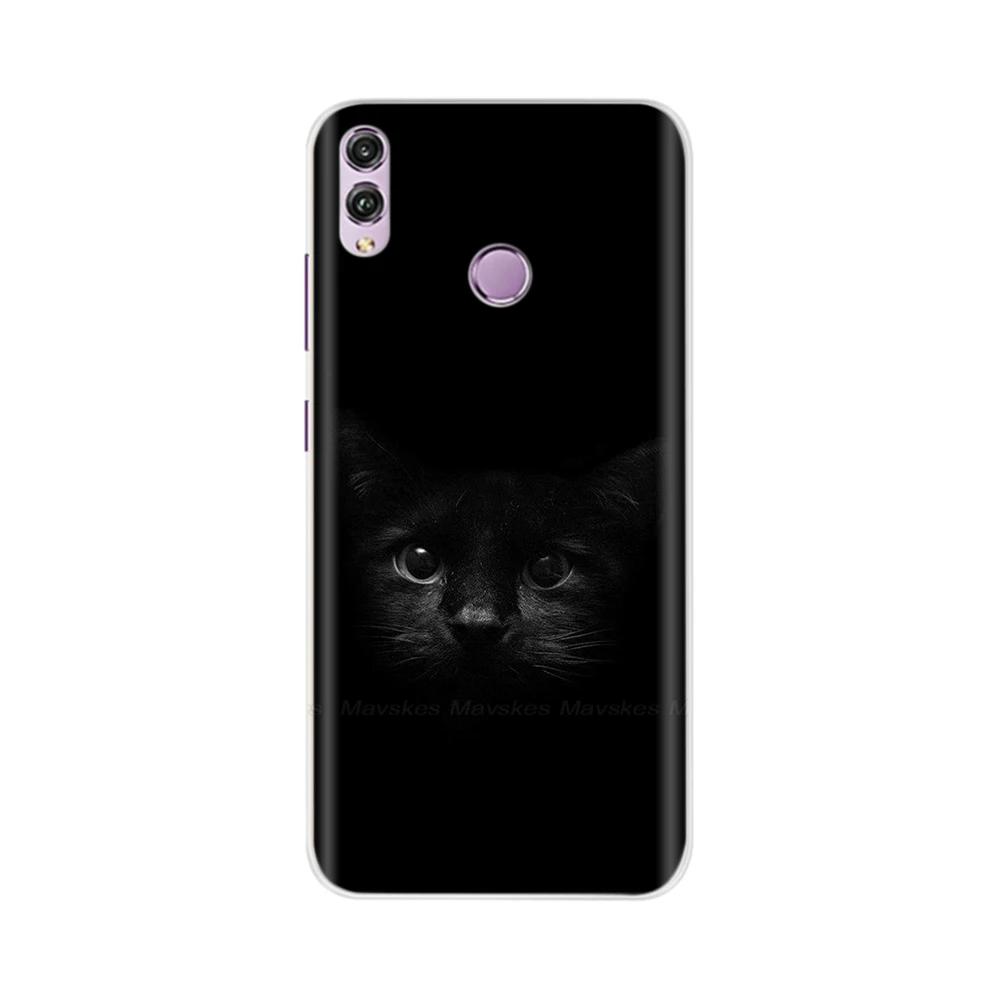 Für Honor 8X Hülle Mode Klare Bunte Weiche Handy-Rückabdeckung Für Huawei Honor 8X Silikon Funda Stoßfänger Schalen für Honor 8X