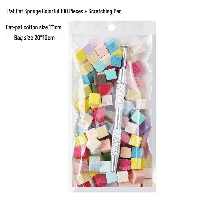 Mini Tofu Block Nail Art Gradient Sponge Set
