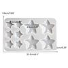 Jelly Star Epoxy Resin Mold 3D Large Starfish Silicone Molds Handmade Pendant Jewelry Making Ornaments DIY Crafts