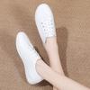 Women's Flats Lacing Black Driving Shoes Comfort Casual White Walking Minimalist Business Office Shoes Large Size