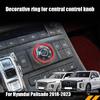 For Hyundai Palisade      Central Control Knob Decorative Ring Interior Modification Parts