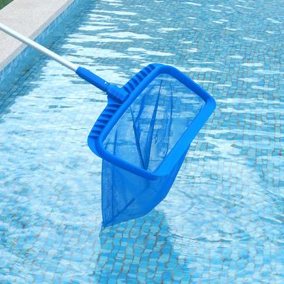 Pool-Skimmer, robustes Reinigungswerkzeug und Netzbeutel, Laubreiniger, blaues Fischernetz für tiefe Gewässer, verbessertes Fischernetz für Fischteiche