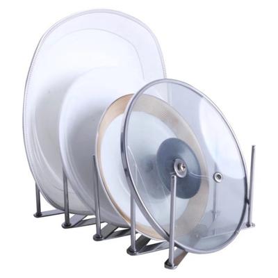 Dampfgarer-Rack, korrosionsbeständig, kreativ, faltbar, Topfdeckel-Ständer, Löffel-Teller-Halter