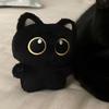 Creative Plush Little Black Cat Pendant Cute Fashion Cat Keychain Exquisite Backpack Decoration Accessories