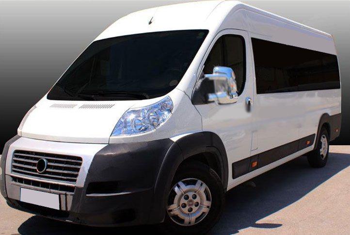 Накладки на зеркала (2 шт, пласт.) для Fiat Ducato 2006-2025 гг