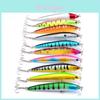 Realistic Minnow Fishing Lures Set 10-color 9.5cm 8.5g Explosive Hook Bait