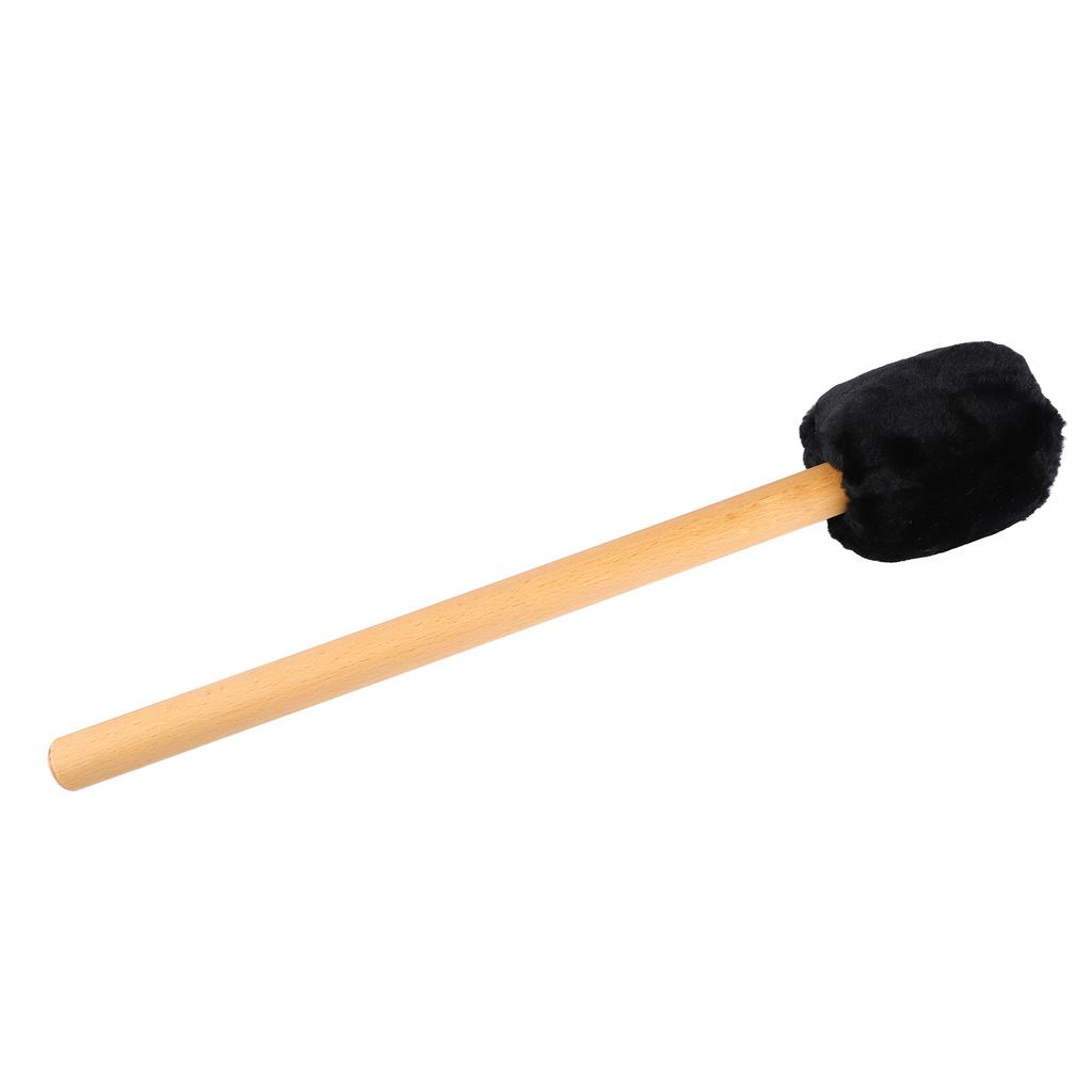 Drum Mallet Soft Felt Head Drumstick with Long Handle for Xylophone Timpani Beater Black