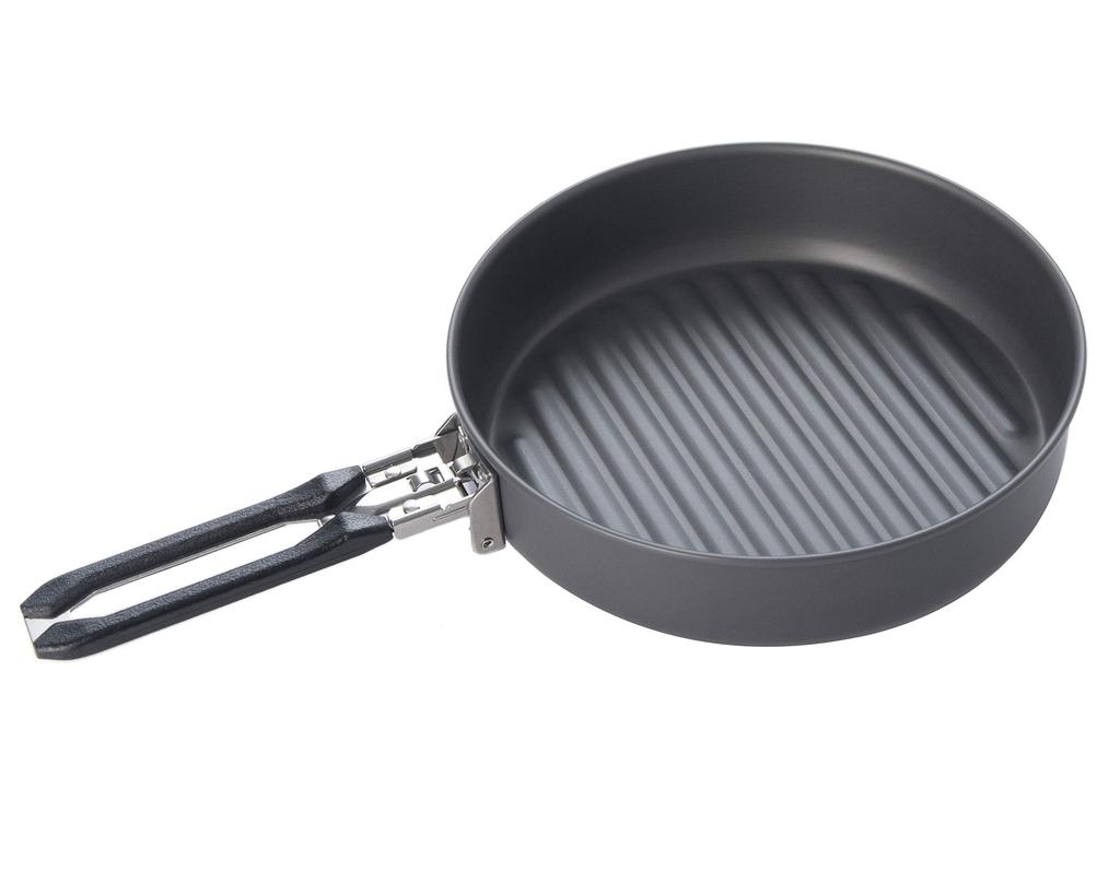 Fire-Maple FEAST2 BLACK Aluminum Cooktop, Frying Pan, and Kettle Set for 2-3 People