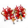 Christmas Hair Stylish Accessories With Cute Plush Antlers And Festive Decorations Women For