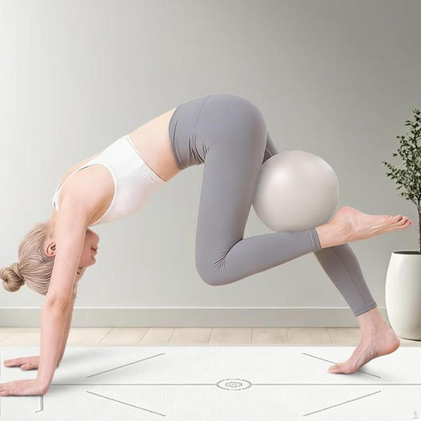 

Exercise Yoga Building Small Ball Equipment Pilates Anti Strength Training Oatmeal White