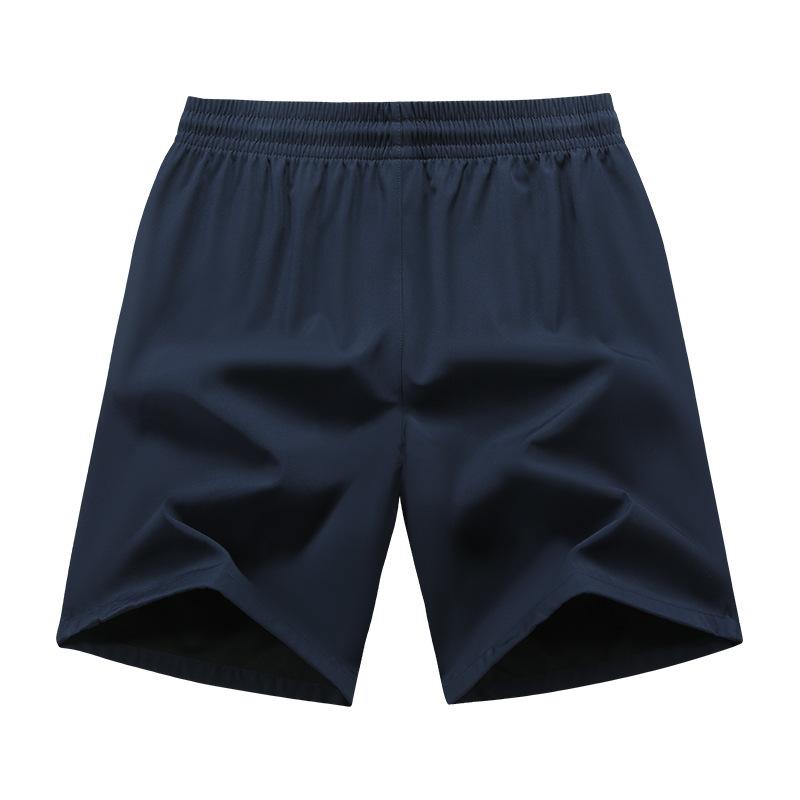 Pantaloni scurți de lucru pentru bărbați, de vară, largi, mărime mare, mătase de gheață, pantaloni trei sferturi, stil pentru bărbați