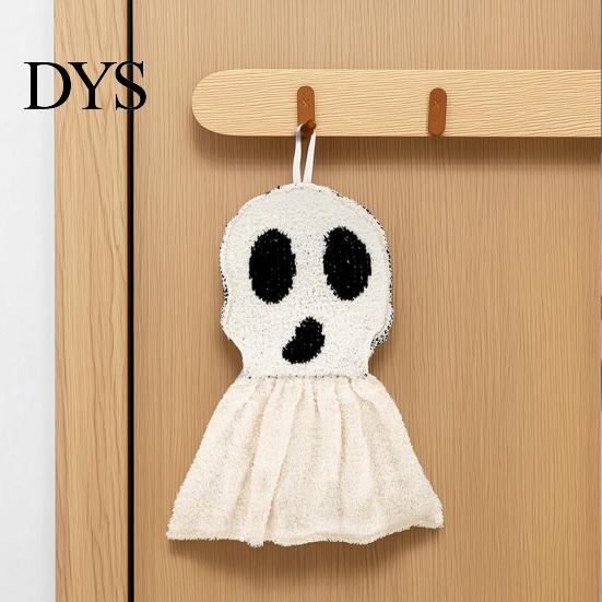 Seasonal Halloween Room Decor Ghost Hanging Ornament, Cute Spooky Plush Tabletop Funny Party Supplies Figurine, Holiday Atmosphere Props,