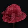 Summer lace breathable sun hat women's mesh flower pot hat sun hat fashion versatile crimped top hat