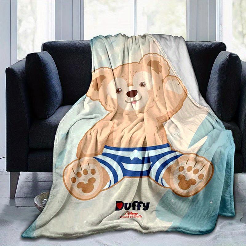 1pc, Duffy (9) Cozy Flannel Throw Blanket Perfect Gift for Bedroom, Living Room, Travel, Camping, Car